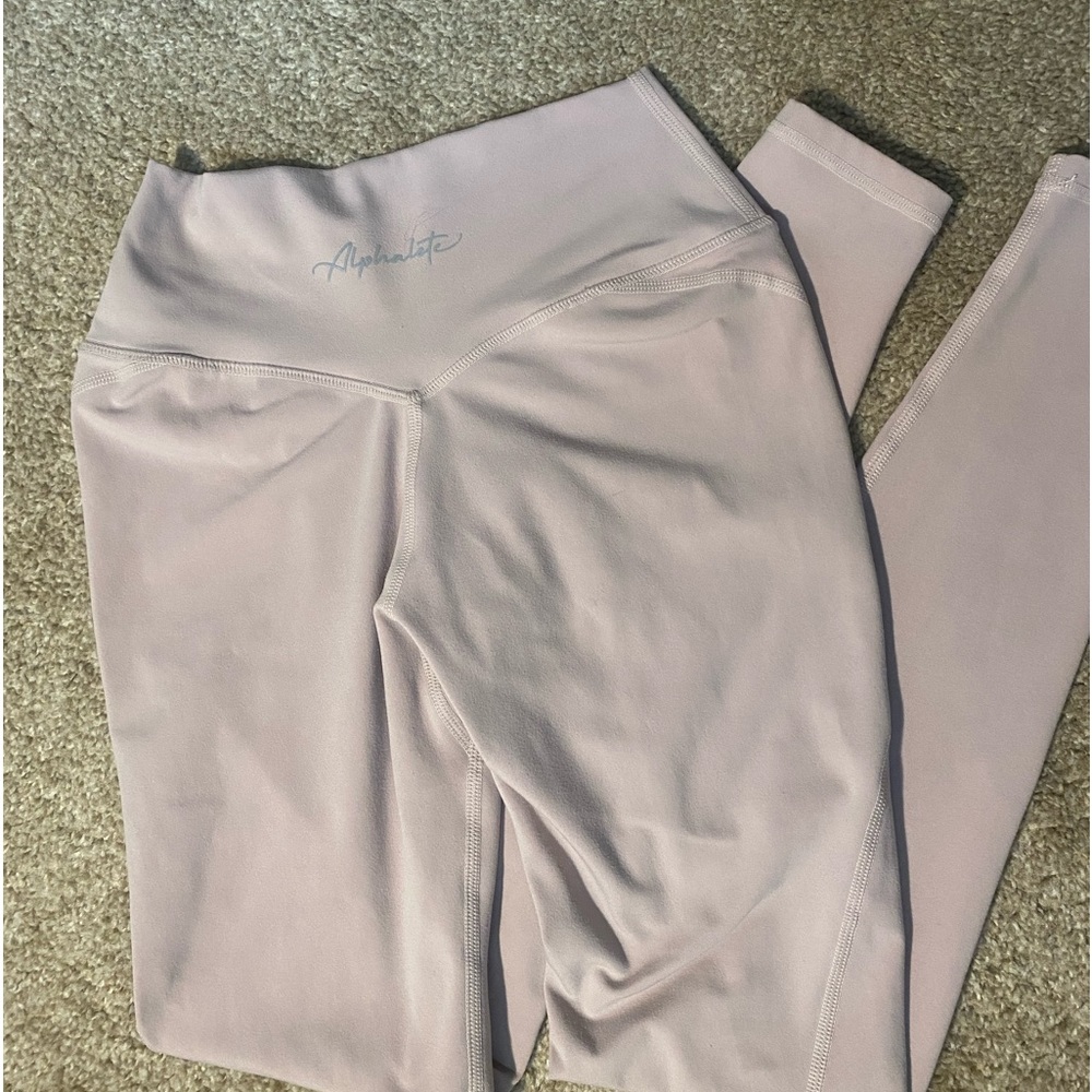 Soft Butter Pink Alphalete Leggings
